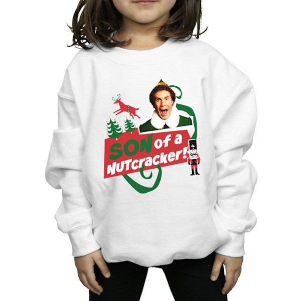 Elf Girls Son Of A Nutcracker Sweatshirt 9-11 År Vit White 9-11 Years