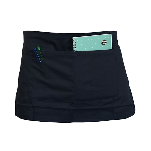 Absolute Apparel Vuxenarbetskläder Midjeförkläde Med Ficka En Storlek Marinblå Navy One Size