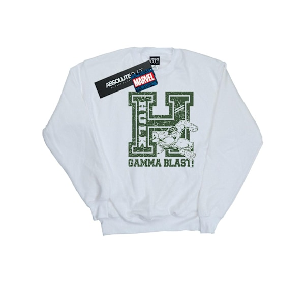 Marvel Boys Hulk Gamma Blast Sweatshirt 9-11 år Vit White 9-11 Years