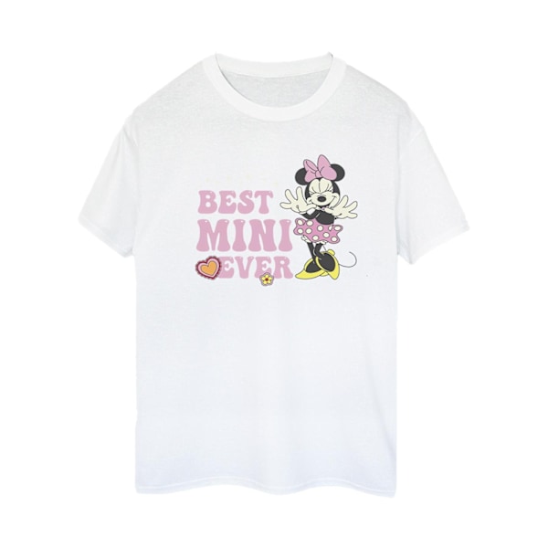 Disney Womens/Ladies Best Mini Ever Cotton Boyfriend T-Shirt L White L