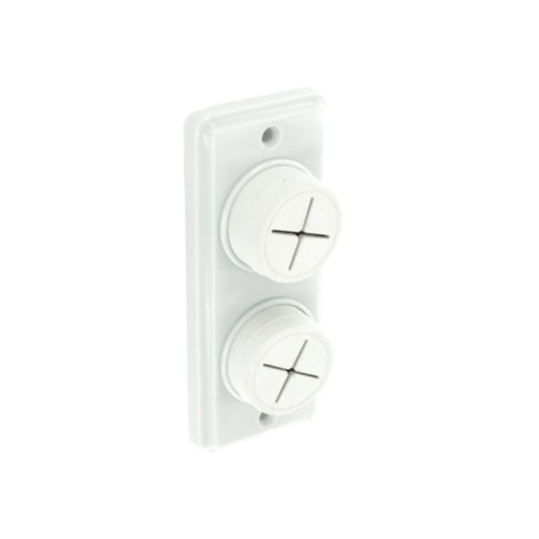 Securit Dubbel Handdukshållare En Storlek Vit White One Size