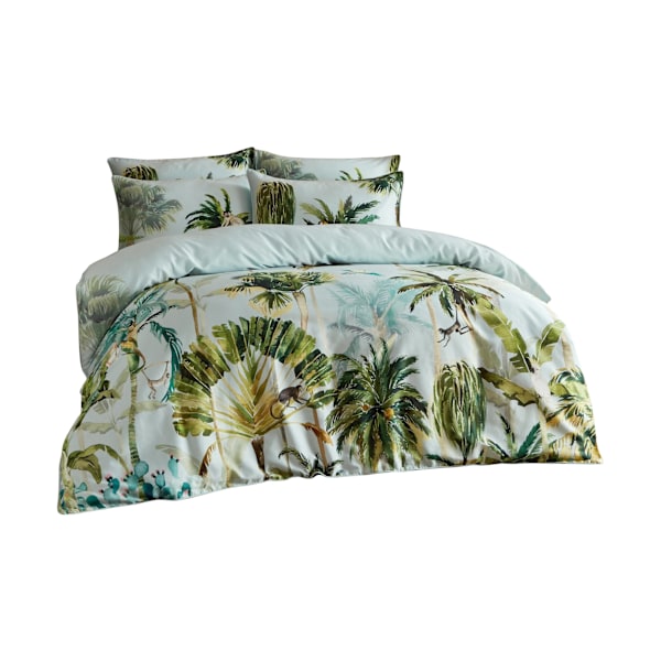 Paoletti Forsteriana Palm Tree Påslakan Set Dubbel Multifärgad Multicoloured Double
