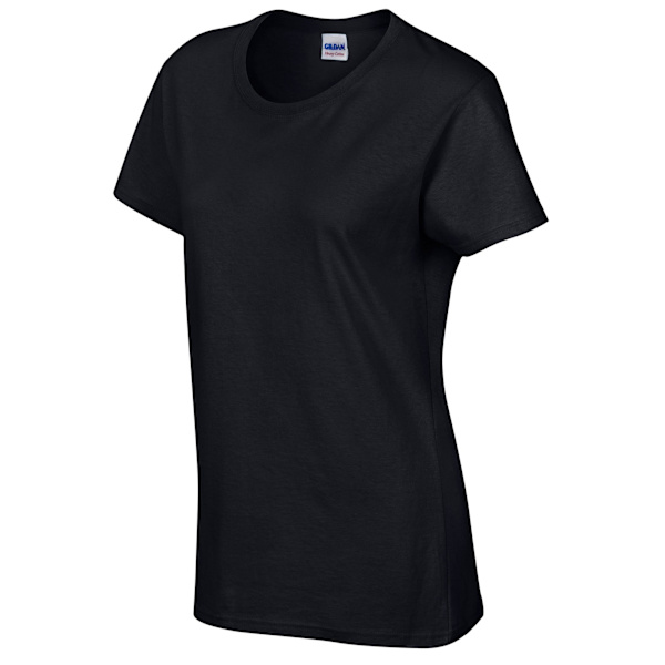 Gildan Dam/Dam Cotton Heavy T-Shirt XXL Svart Black XXL