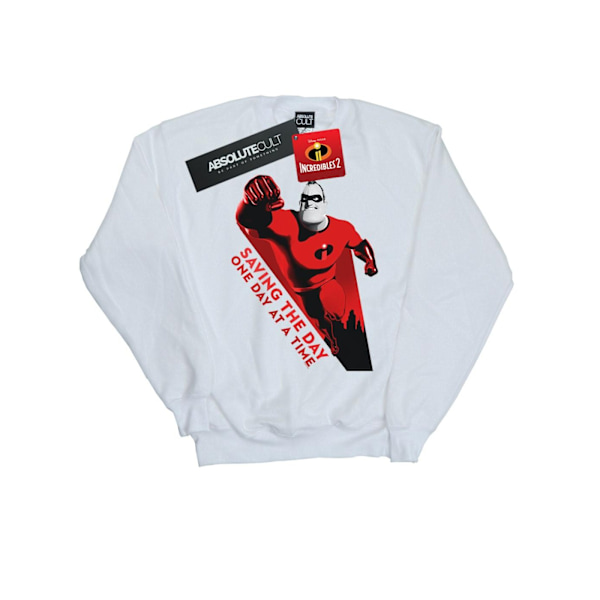 Disney Dam/Damer The Incredibles Räddningsdagen Sweatshirt White L