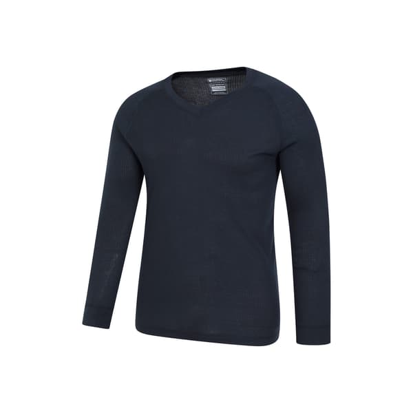 Mountain Warehouse Talus V-ringad Termotopp för män XXL Grå Grey XXL