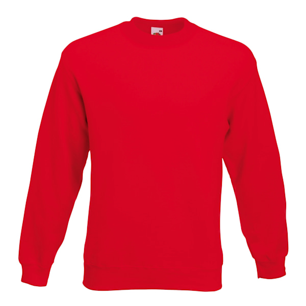 Fruit Of The Loom Unisex Premium 70/30 Set-In Sweatshirt S Röd Red S