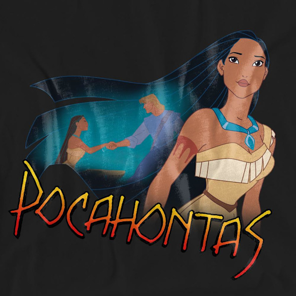 Pocahontas Unisex Vuxen John Smith Kanot T-Shirt L Svart Black L