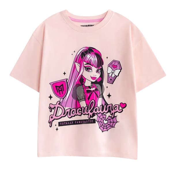 Monster High Flickor Draculaura & Frankie Stein Kort Pyjamas Set Multicoloured Print 4-5 Years