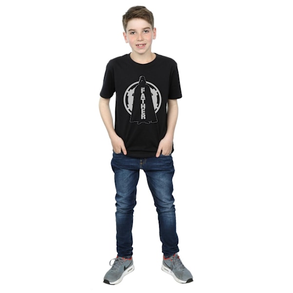 Star Wars Boys Imperial Darth Vader Father T-Shirt 7-8 år Bl Black 7-8 Years