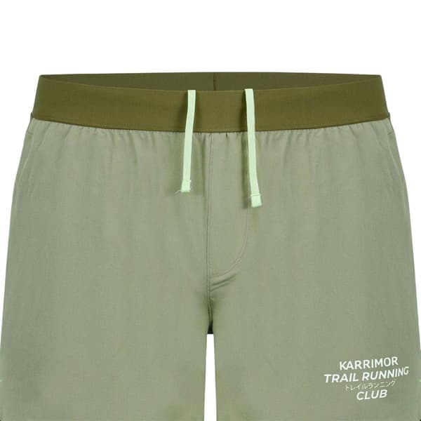 Karrimor Herr Performance 2 i 1 Löparshorts XL Oliv Olive XL