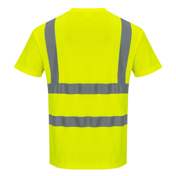 Portwest Herr bomull Hi-Vis T-shirt XL Gul Yellow XL