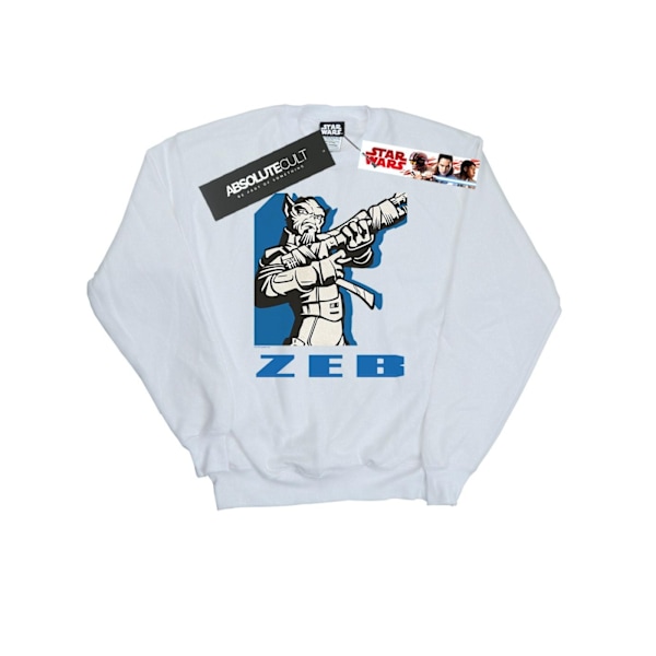 Star Wars Herr Zeb Sweatshirt XXL Vit White XXL