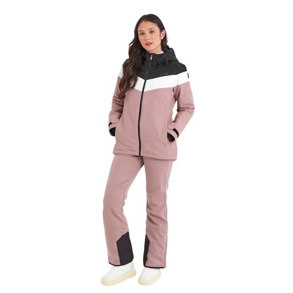 TOG24 Dam/Dam Panorama Skidjacka 16 UK Svart/Blekt Rosa Black/Faded Pink 16 UK