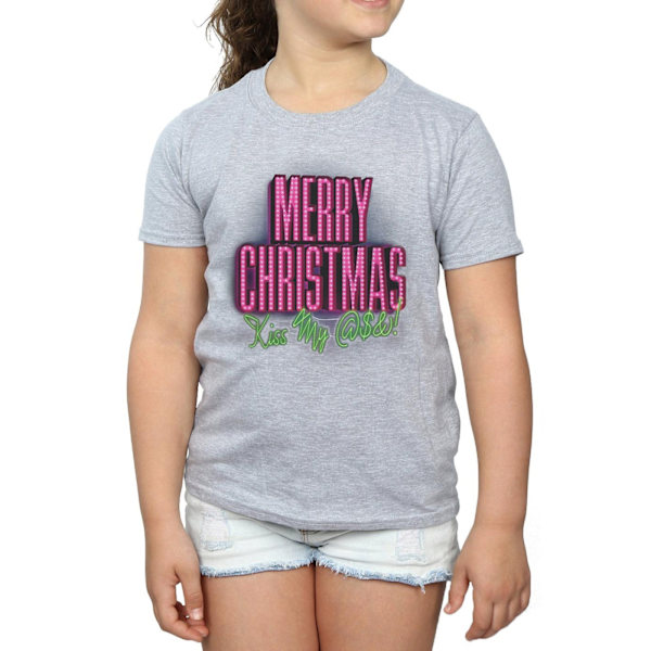 National Lampoon's Christmas Vacation Girls Kiss My Ass Bomull Sports Grey 9-11 Years