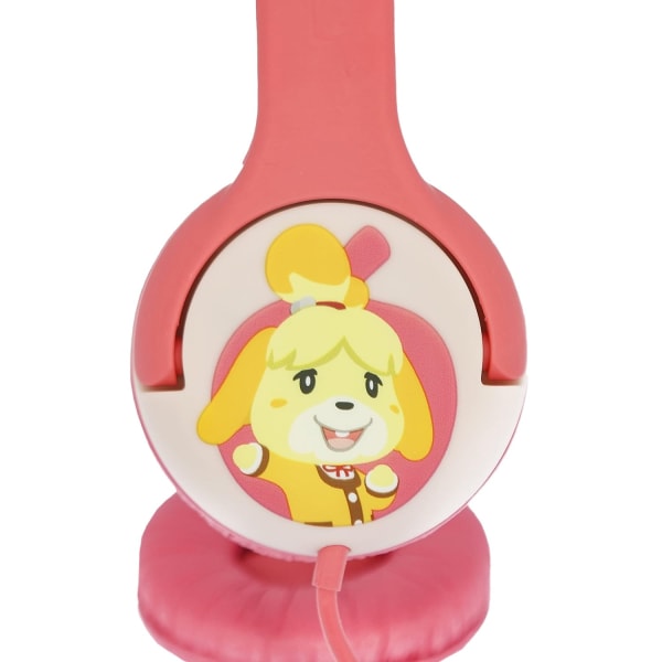Animal Crossing Barn/barn Isabelle On-Ear hörlurar One S Pink/Yellow One Size