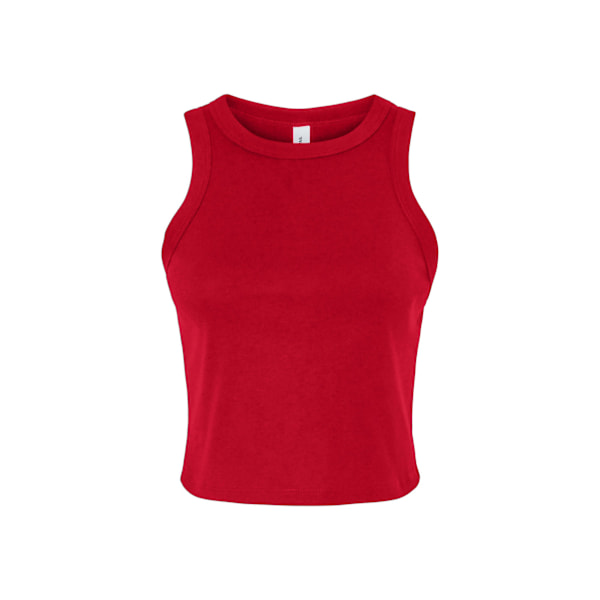 Bella + Canvas Dam/Dames Micro-Rib Racer Tank Top M Solid R Solid Red M