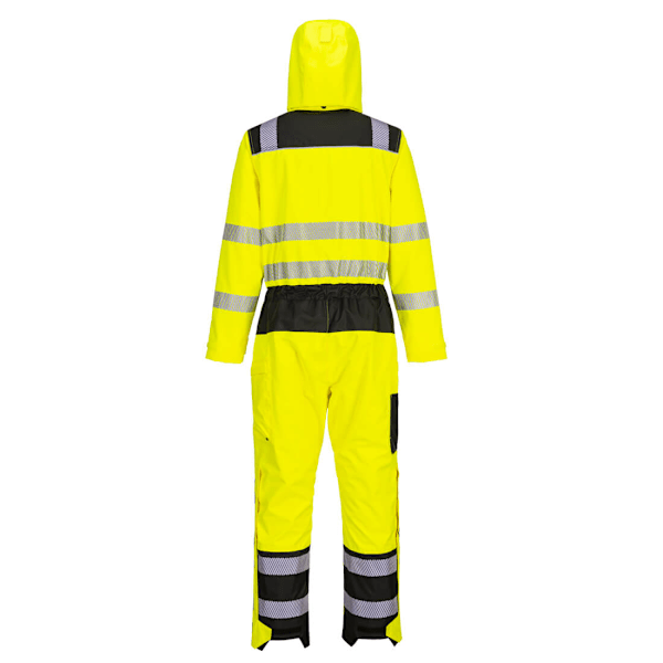 Portwest Unisex Vuxen PW3 Vattentät Hi-Vis Overall 44R Gul Yellow/Black 44R