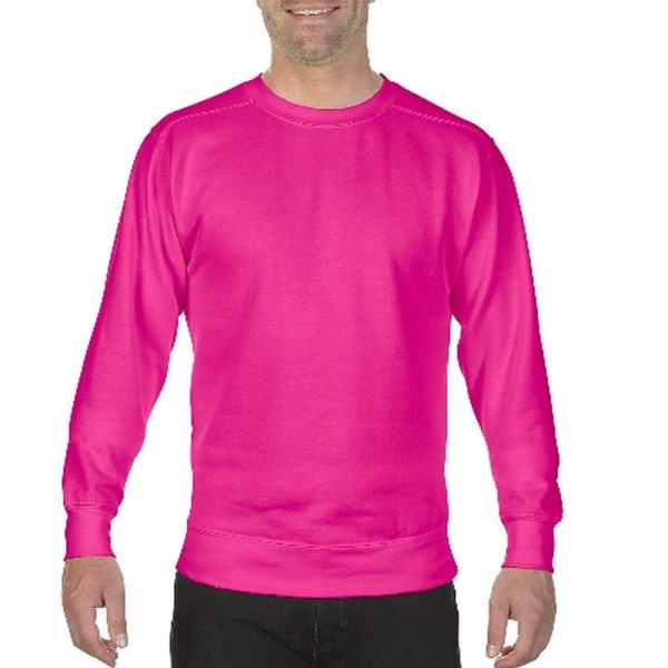 Komfortfärger Herrtröja med rund hals 3XL neonrosa Neon Pink 3XL a924 | Neon  Pink | 3XL | Fyndiq