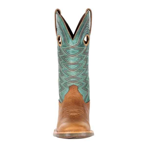 Durango Dam/Damer Lady Rebel Pro Cowboy-stövlar i fullnarvläder Wheat/Tidal Teal 6 UK