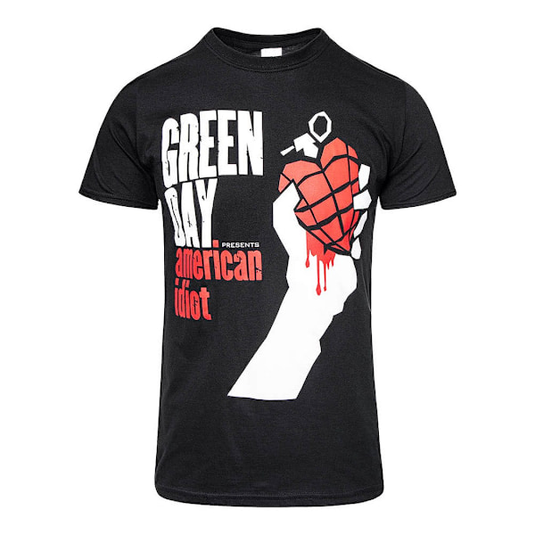 Green Day Unisex American Idiot T-shirt L Svart Black L