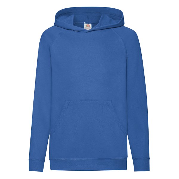 Fruit Of The Loom Barn Hoodie för barn, unisex, lätt Royal 12-13