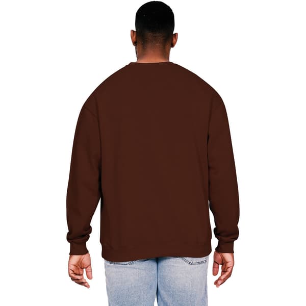 Casual Classics Herr Ringspun Bomull Oversized Sweatshirt 3XL C Chocolate 3XL