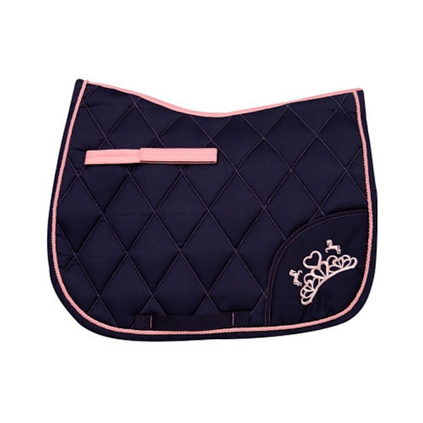 Little Rider The Princess And The Pony Hästsadelpad Liten Po Navy/Peach Small Pony