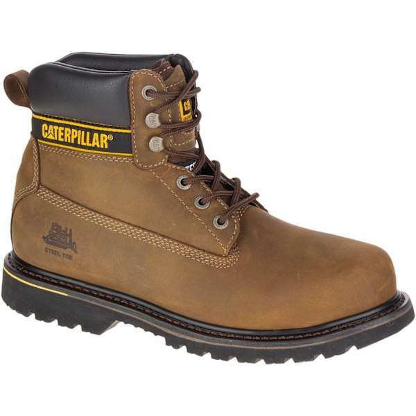 Caterpillar Holton S3 Säkerhetskänga / Herrkängor / Kängor Säkerhet 6 Brown 6 UK