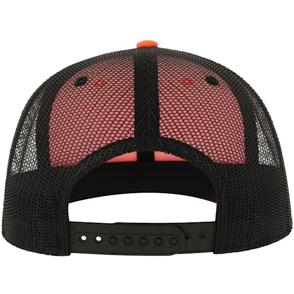 Atlantis Unisex Adult Mesh 6 Panel Trucker Cap One Size Orange/ Orange/Black One Size