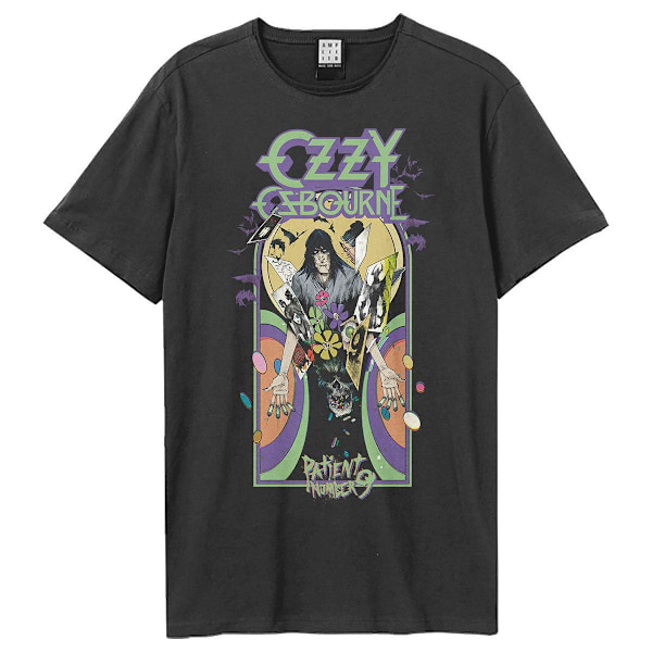 Amplified Unisex Adult Bounty No9 Ozzy Osbourne T-Shirt XL Char Charcoal XL