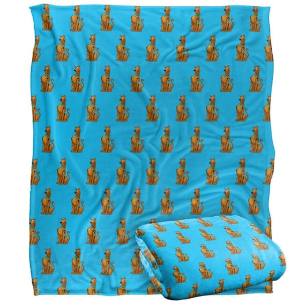 Scooby Doo Filt med All-Over-Tryck One Size Flerfärgad Multicoloured One Size