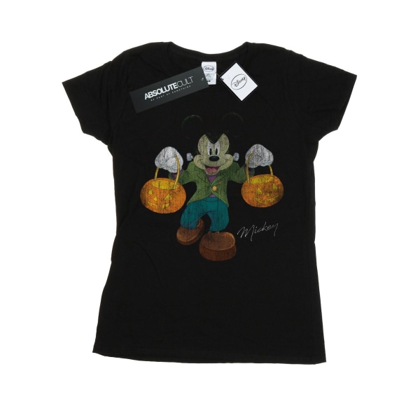 Disney Womens/Ladies Frankenstein Mickey Mouse Bomull T-shirt X Black XL