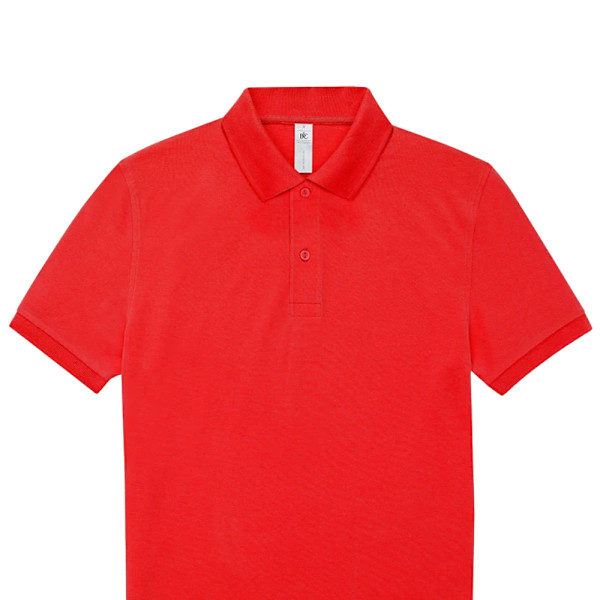 B&C Herr My Polo Shirt XXL Röd Red XXL