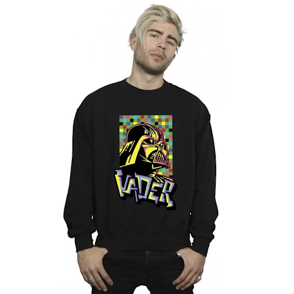 Star Wars Herr Vader Graffiti Pop Art Sweatshirt M Svart Black M