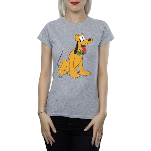 Disney Dam/Dam Classic Pluto Heather T-shirt S Heather Grå Heather Grey S