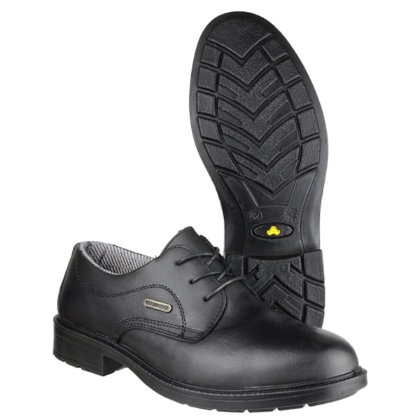 Amblers Safety FS62 Herr Vattentäta Säkerhetsskor 9 UK Svart Black 9 UK
