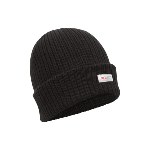 Mountain Warehouse Herr Stickad Thinsulate Mössa M-L Svart Black M-L