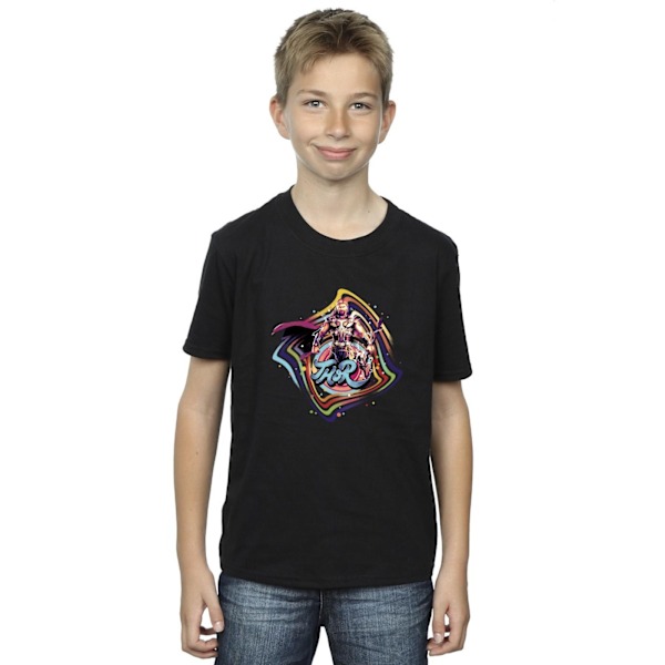 Marvel Boys Thor Love And Thunder Thor Swirl T-Shirt 5-6 år Black 5-6 Years