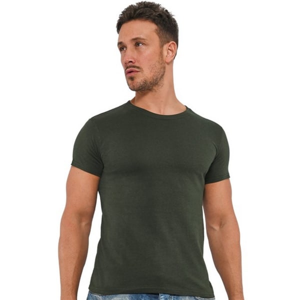 Casual Classic Mens Ringspun Tee 2XL Forest Green Forest Green 2XL