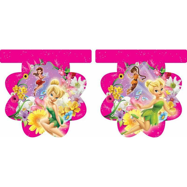 Tinkerbell Vimpel Vimpel En Storlek Rosa/Flerfärgad Pink/Multicoloured One Size