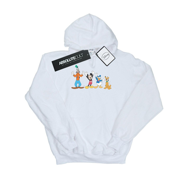 Disney Herr Mickey Mouse Friends Hoodie 3XL Vit White 3XL
