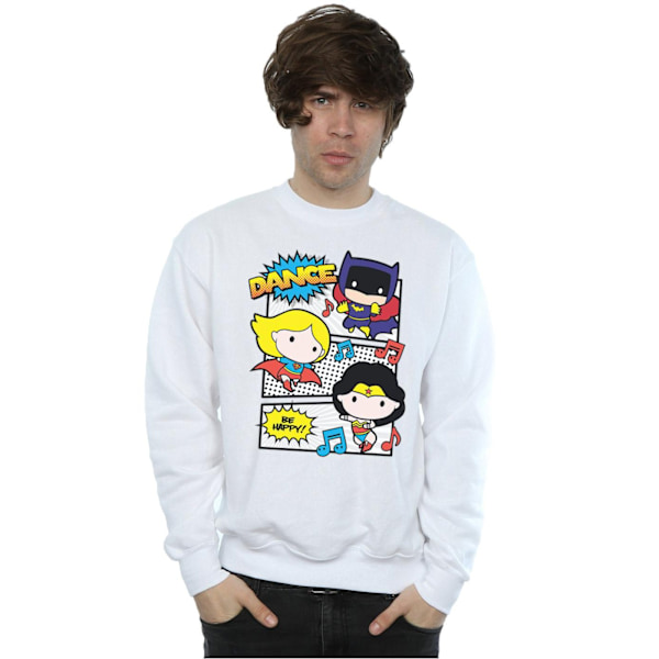 DC Comics Chibi Super Friends Dans Sweatshirt L Vit White L