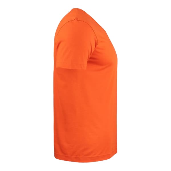 Clique Herr Basic V-ringad kortärmad t-shirt M Blodapelsin Blood Orange M