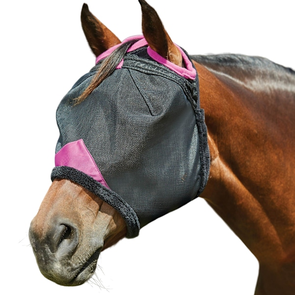 Weatherbeeta Comfitec Deluxe Fine Mesh Durable Horse Fly Mask S Black/Purple Small Pony