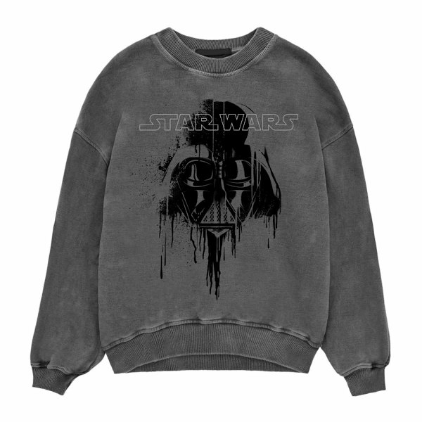 Star Wars Unisex Vuxen Darth Vader Drips Sweatshirt M Svart Black M