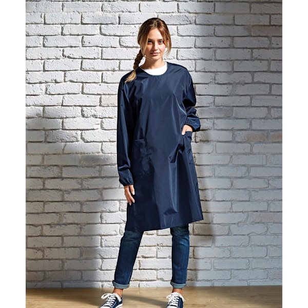Premier Unisex Vuxen All Purpose Långärmad Klänning S-M Marinblå Navy S-M
