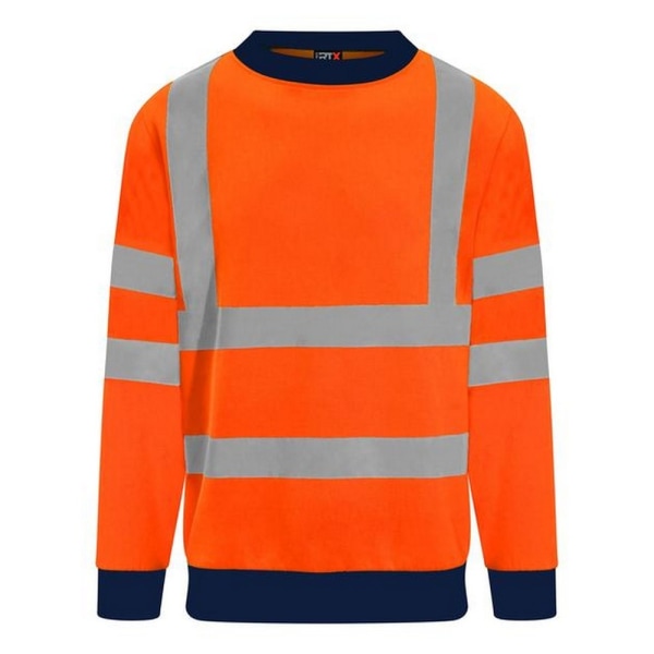 PRO RTX Herr High Visibility Sweatshirt S Orange/Navy Orange/Navy S