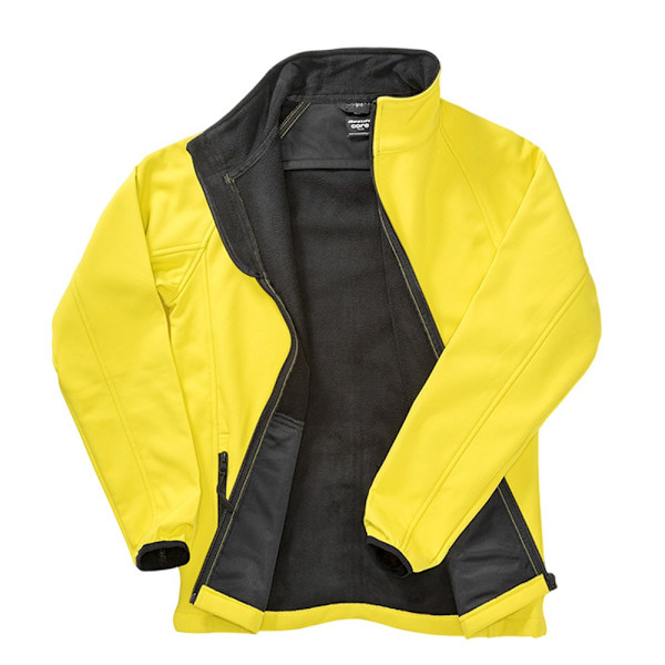 Result Dam/Dam Core Tryckbar Softshelljacka S Gul / Yellow / Black S