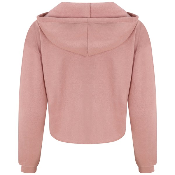 AWDis Just Hoods Dam/Dam Girlie Cropped Hoodie 2XS Dusty Dusty Pink 2XS