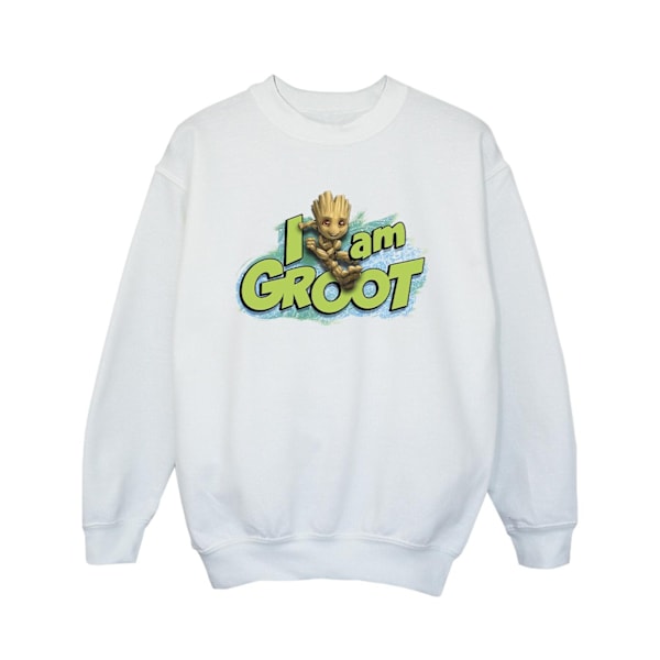 Marvel Girls Guardians Of The Galaxy I Am Groot Hopptröja White 3-4 Years